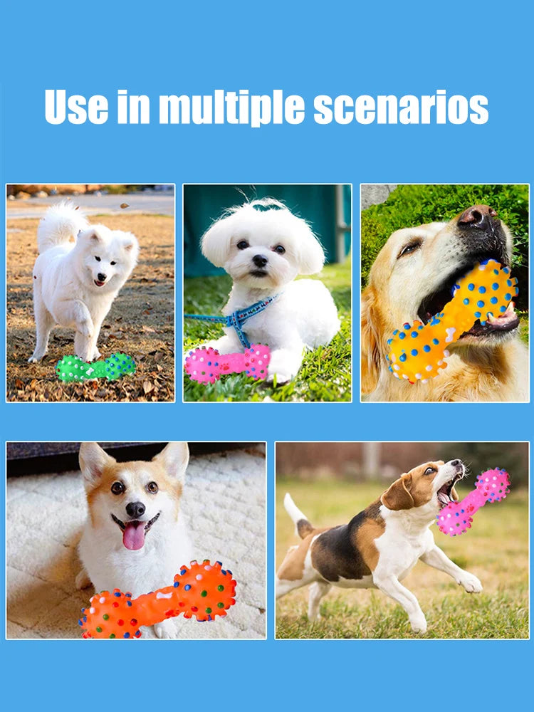 Natural Rubber Dog Chew Toy – Safe & Teeth Cleaning