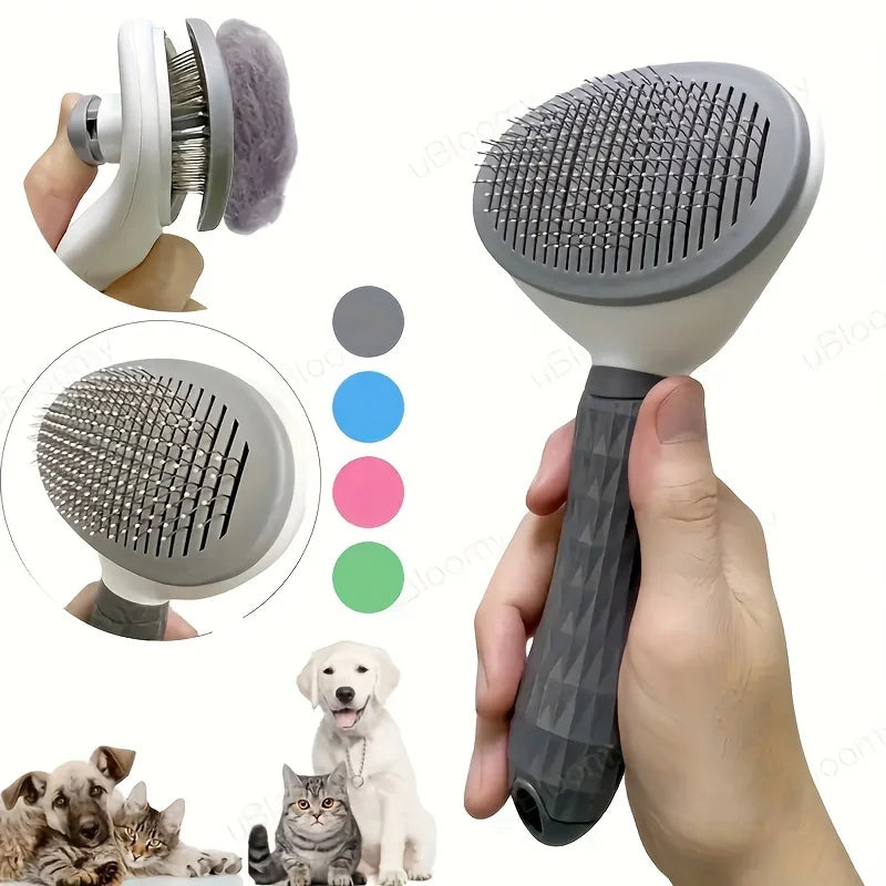 Self-Cleaning Pet Hair Brush