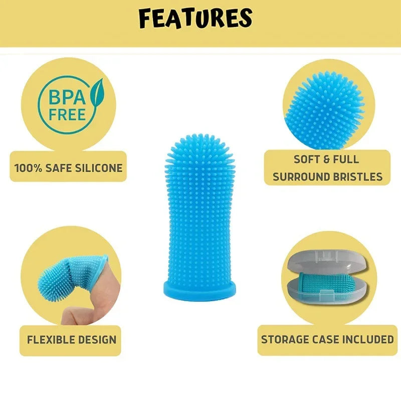 Pet Dental Care Finger Brush 🪥🐾