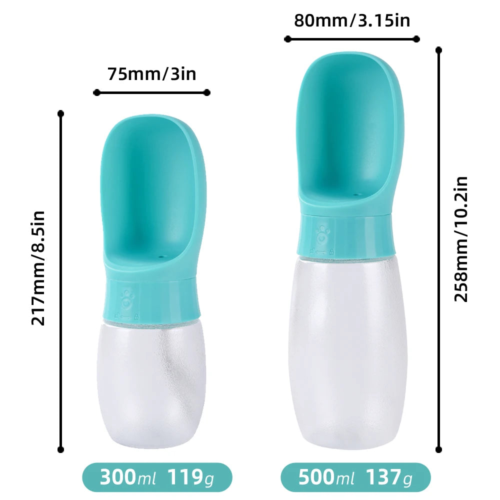 500ml Portable Pet Water Bottle with Drinking Bowl 🐶💧