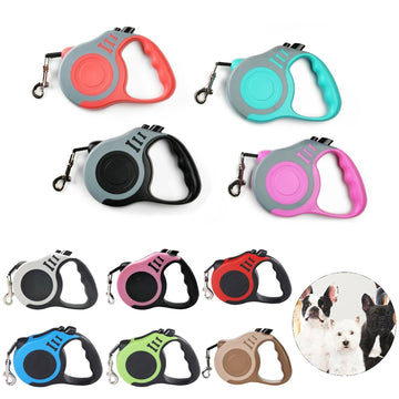 Automatic Retractable Dog Leash – 3m / 5m Strong Nylon 🐕‍🦺