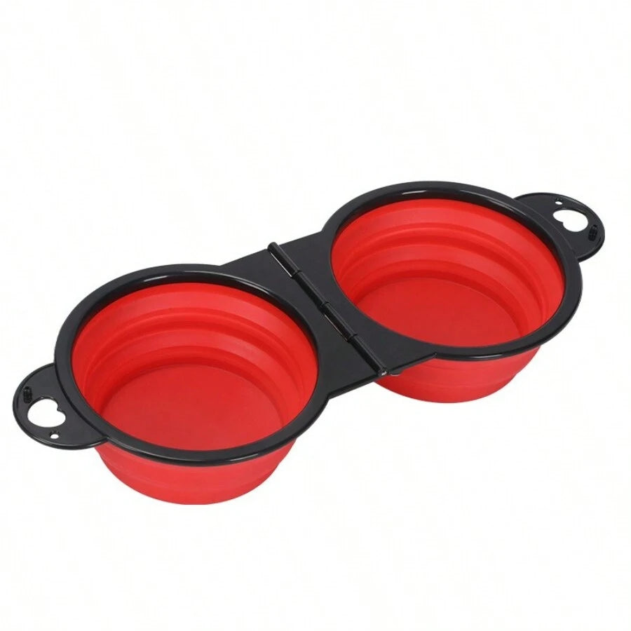2-in-1 Foldable Pet Travel Bowl – Food & Water 🐾💧