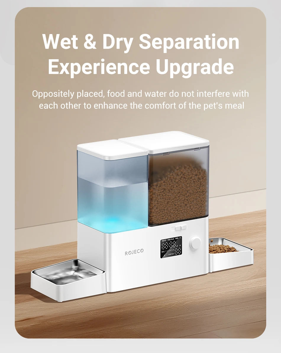 ROJECO Smart Pet Feeder – WiFi Control