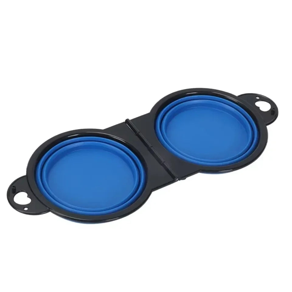 2-in-1 Foldable Pet Travel Bowl – Food & Water 🐾💧