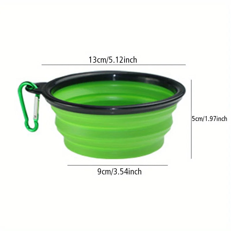 Foldable Dog Travel Bowl – Portable Food & Water Dish