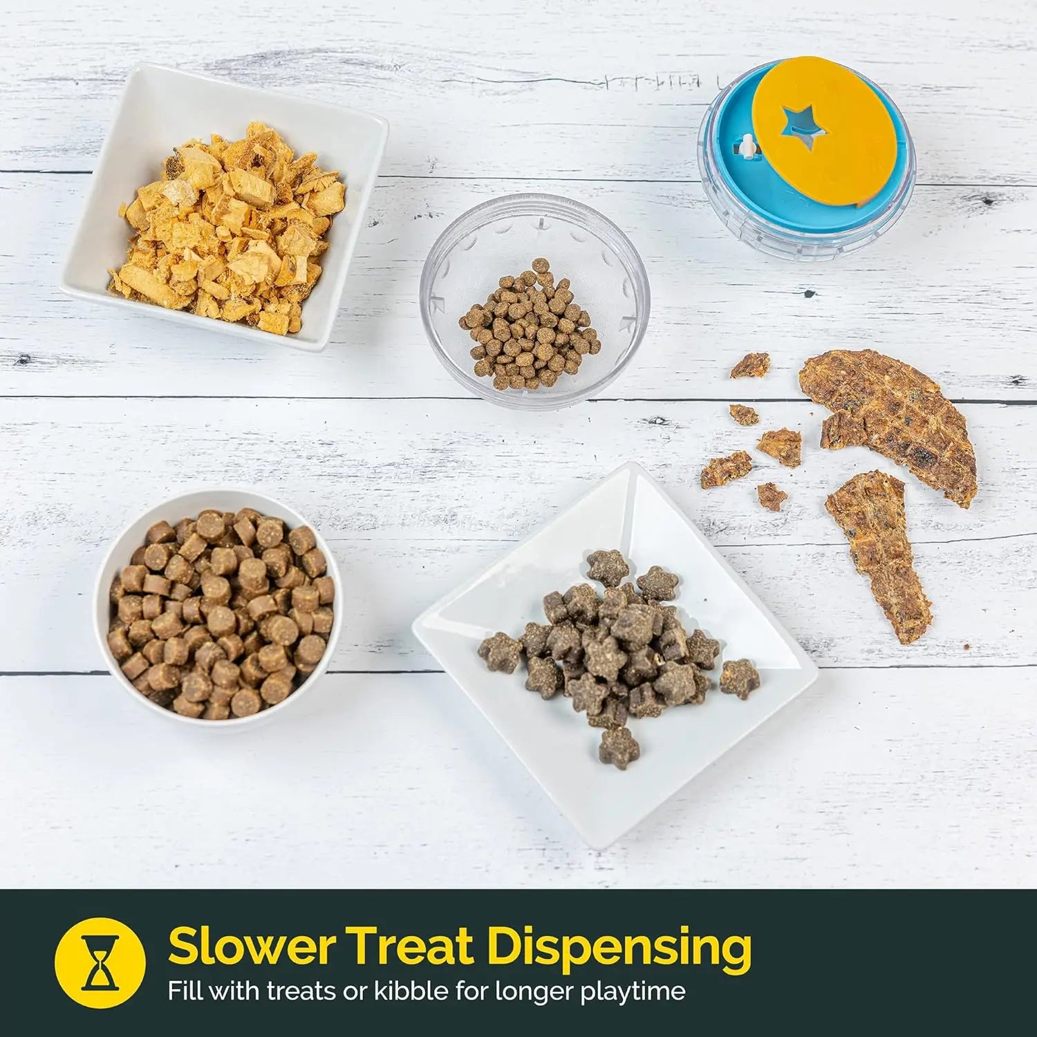 IQ Treat Dispensing Dog Toy 🐶🍖