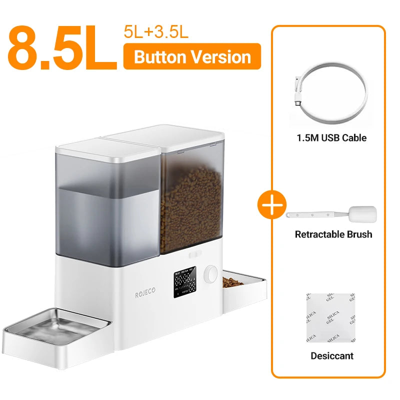 ROJECO Smart Pet Feeder – WiFi Control