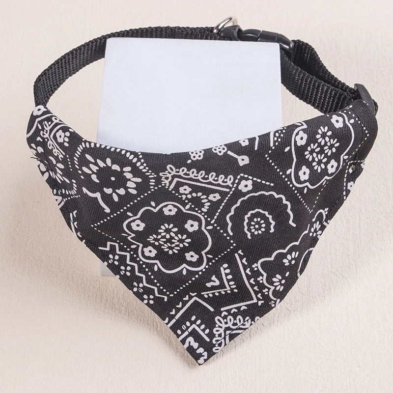 Adjustable Pet Bandana Collar – Cute & Stylish 🐶🐱