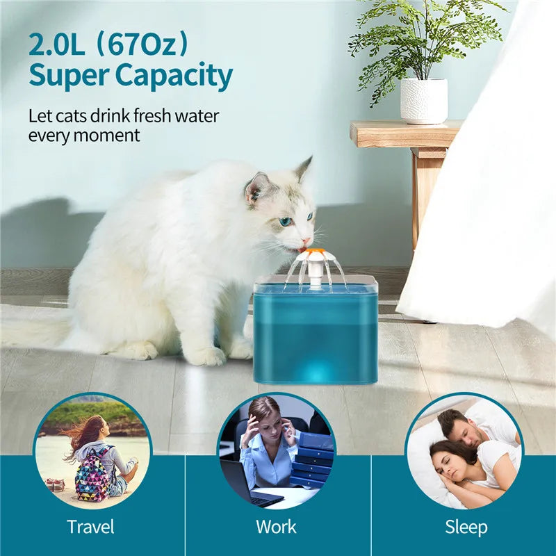 Smart 6L Automatic Pet Feeder – WiFi Controlled for Dogs & Cats