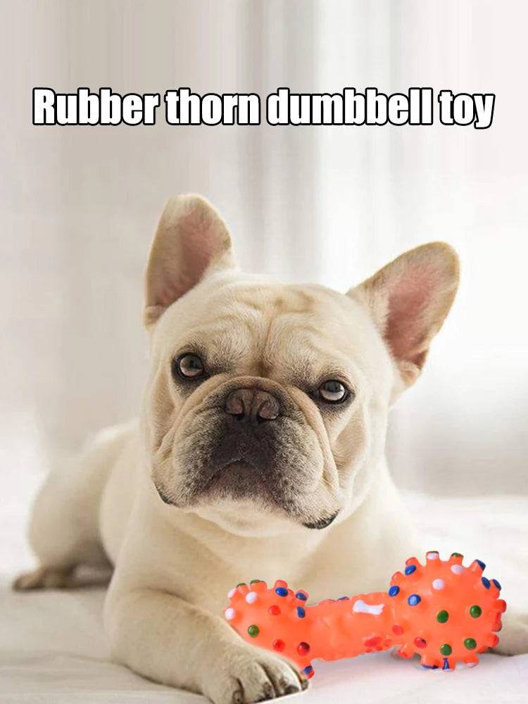 Natural Rubber Dog Chew Toy – Safe & Teeth Cleaning