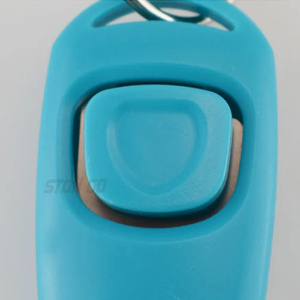 2-in-1 Dog Training Clicker & Whistle with Keyring 🐕🔔