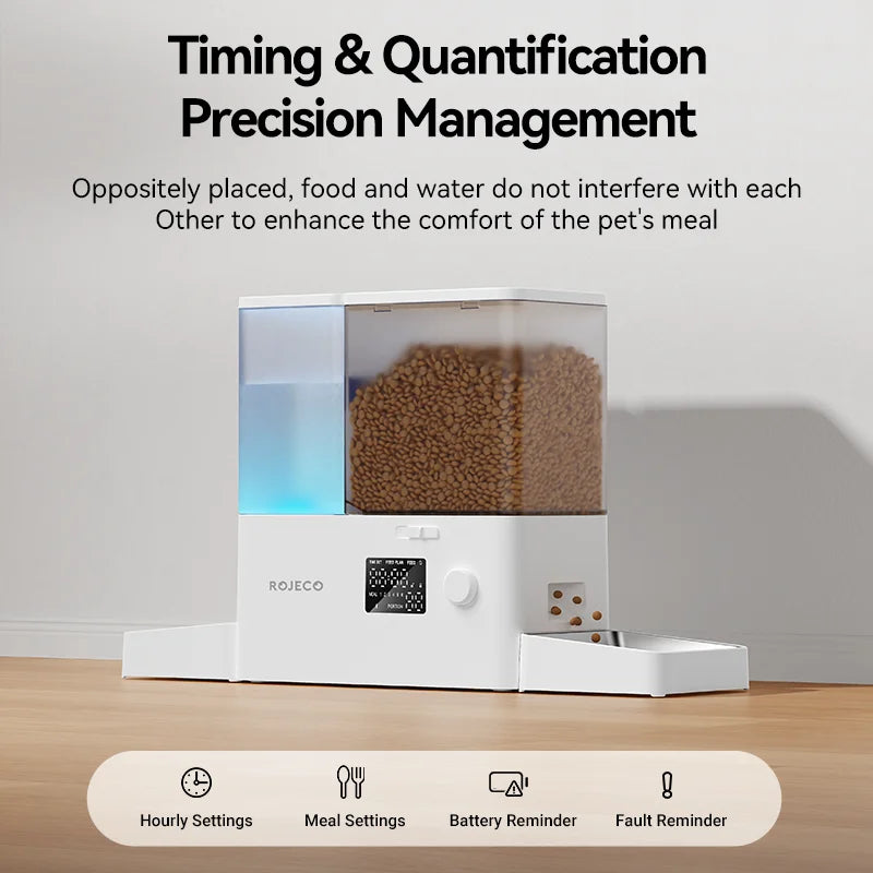 ROJECO Smart Pet Feeder – WiFi Control