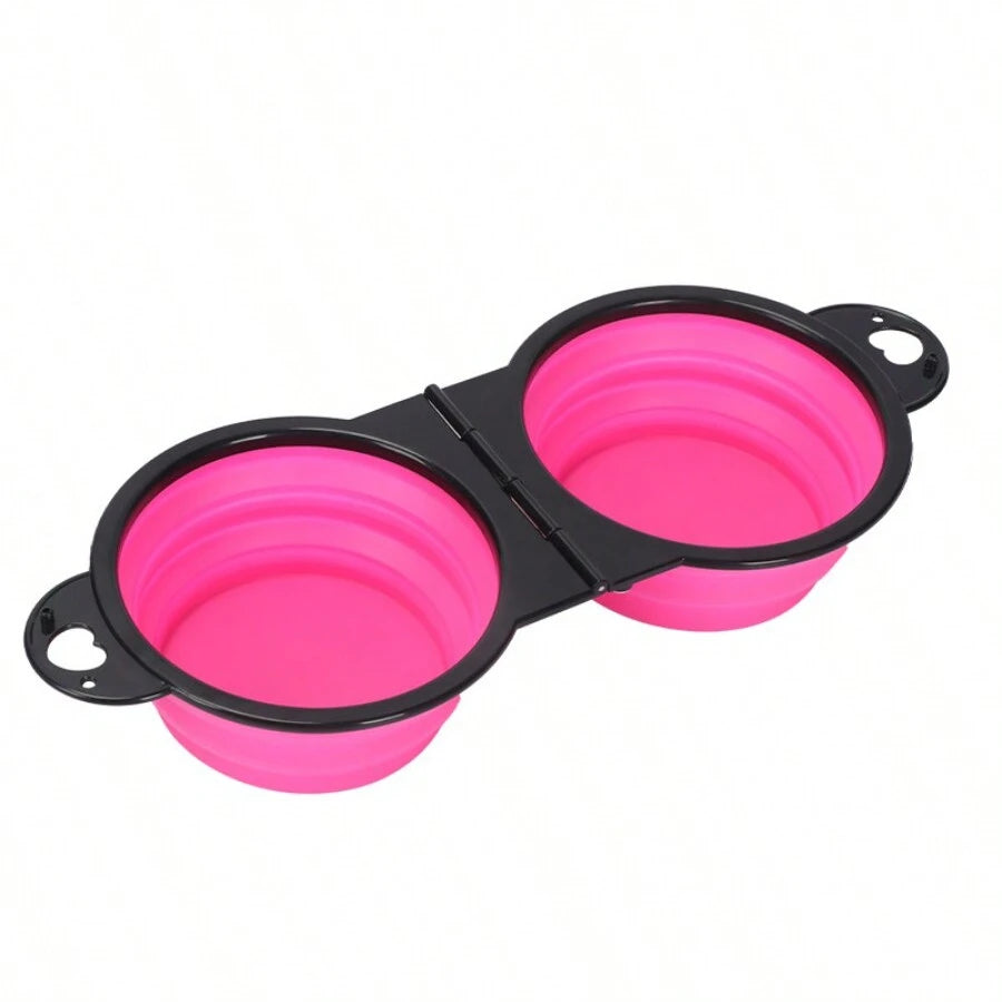 2-in-1 Foldable Pet Travel Bowl – Food & Water 🐾💧