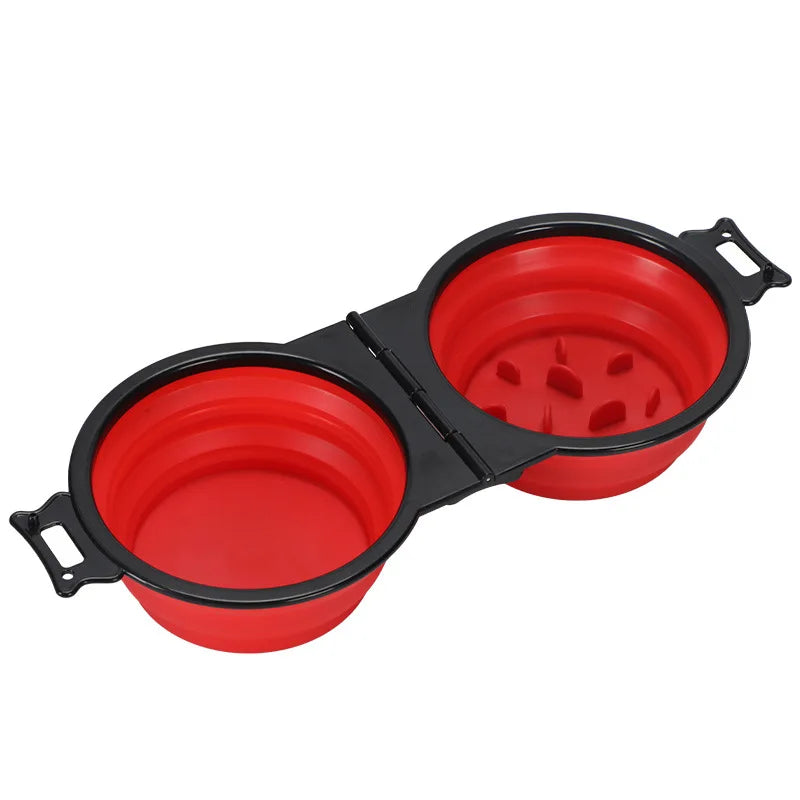 2-in-1 Foldable Pet Travel Bowl – Food & Water 🐾💧