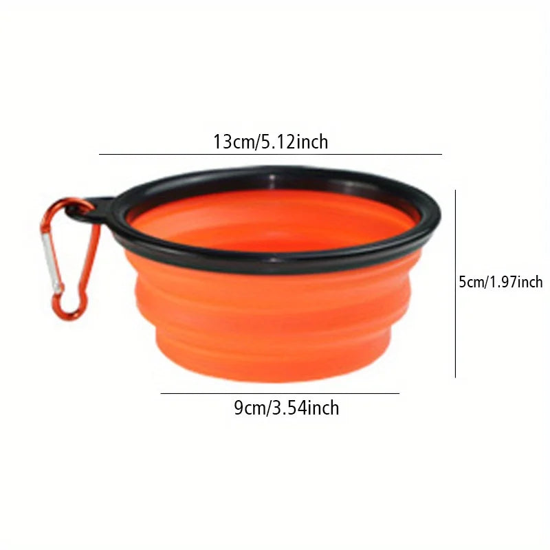 Foldable Dog Travel Bowl – Portable Food & Water Dish
