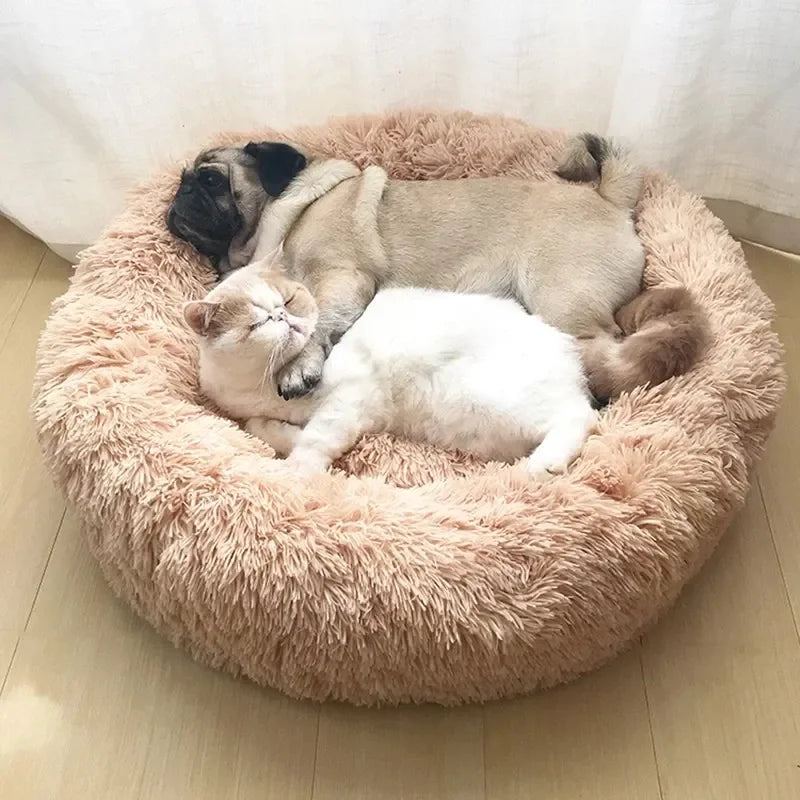 Super Soft Plush Round Pet Bed