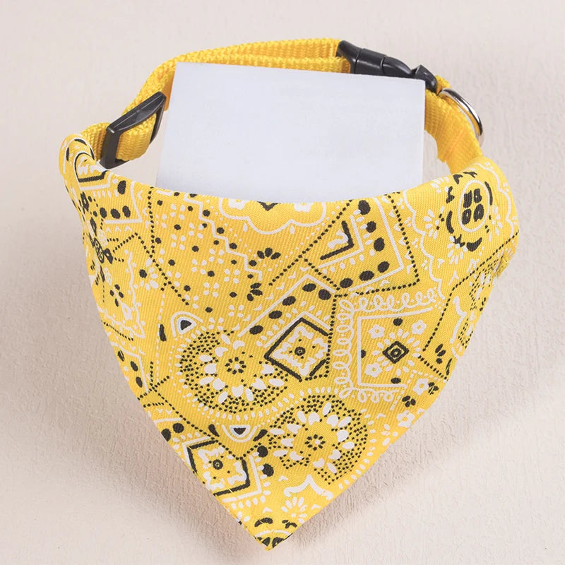 Adjustable Pet Bandana Collar – Cute & Stylish 🐶🐱