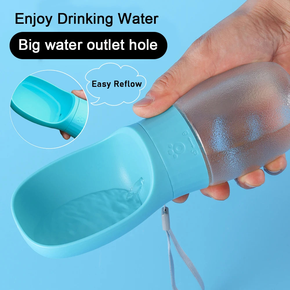 500ml Portable Pet Water Bottle with Drinking Bowl 🐶💧