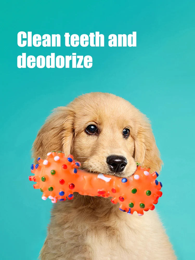 Natural Rubber Dog Chew Toy – Safe & Teeth Cleaning