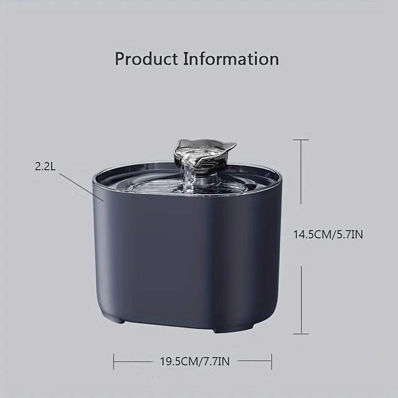 Premium 2.2L Automatic Pet Water Fountain
