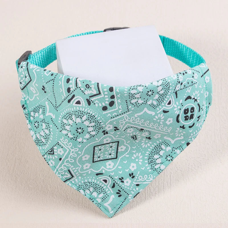 Adjustable Pet Bandana Collar – Cute & Stylish 🐶🐱