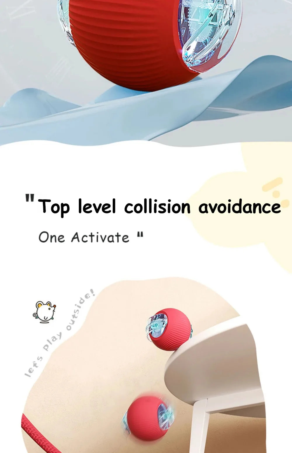 Automatic Interactive Cat Toy Ball