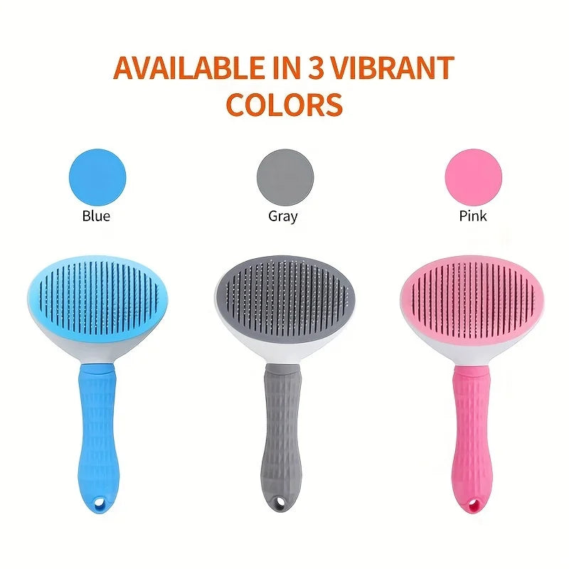 Self-Cleaning Pet Hair Brush