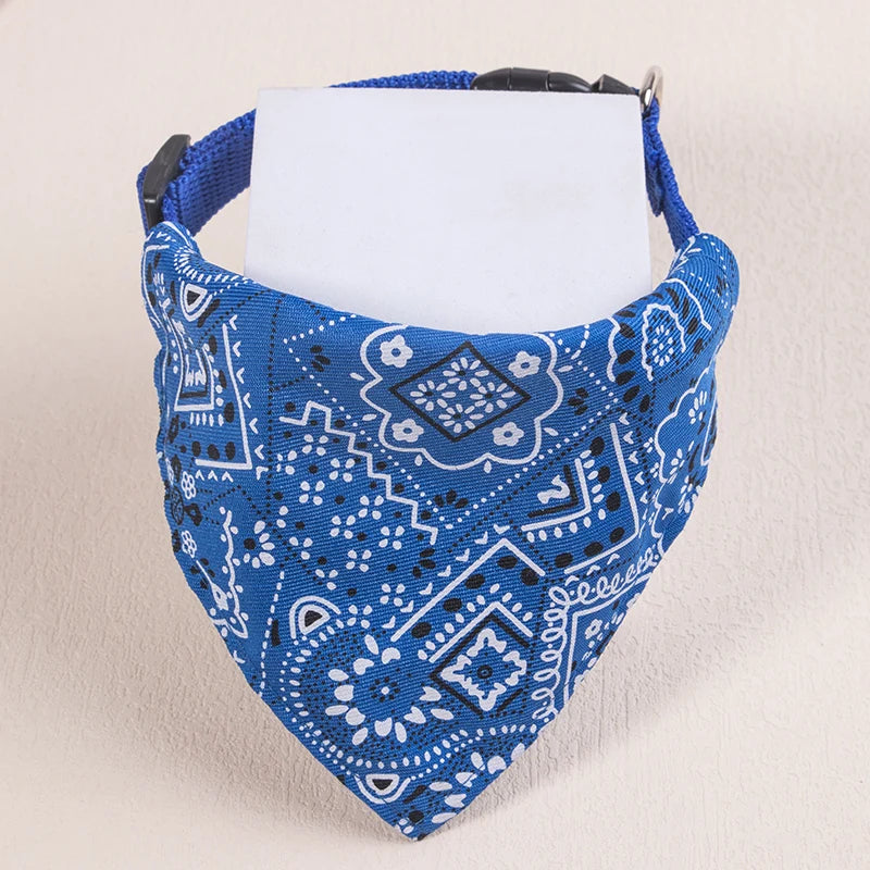 Adjustable Pet Bandana Collar – Cute & Stylish 🐶🐱