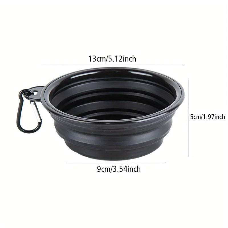 Foldable Dog Travel Bowl – Portable Food & Water Dish