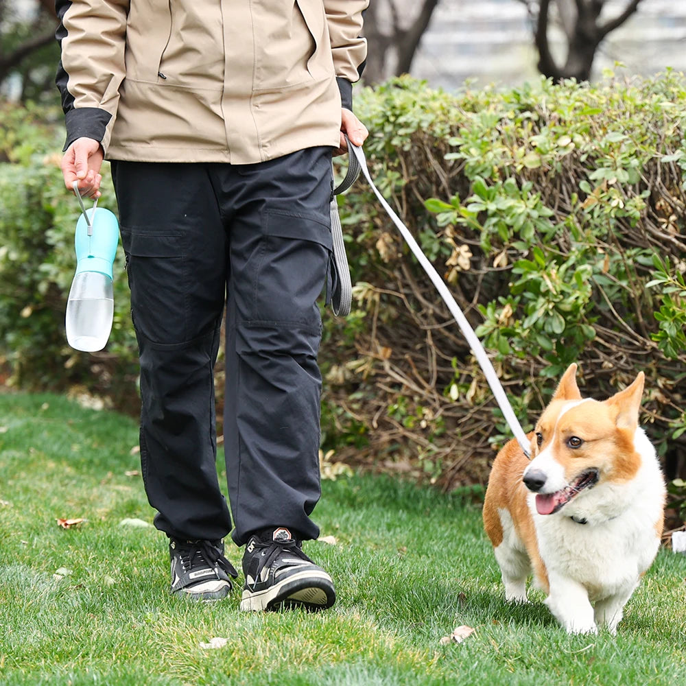 500ml Portable Pet Water Bottle with Drinking Bowl 🐶💧
