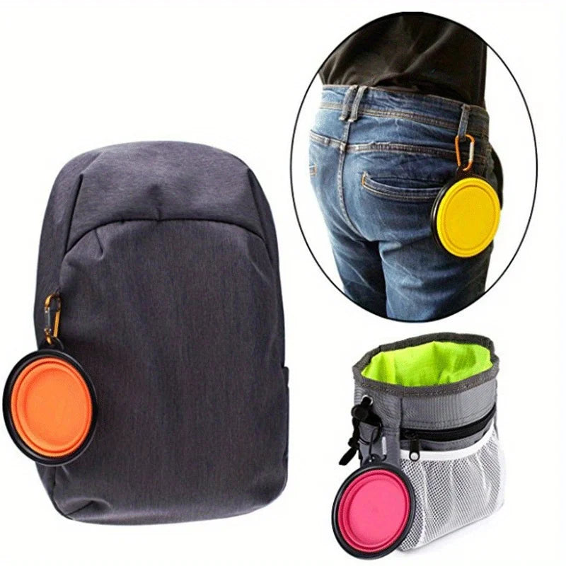 Foldable Dog Travel Bowl – Portable Food & Water Dish