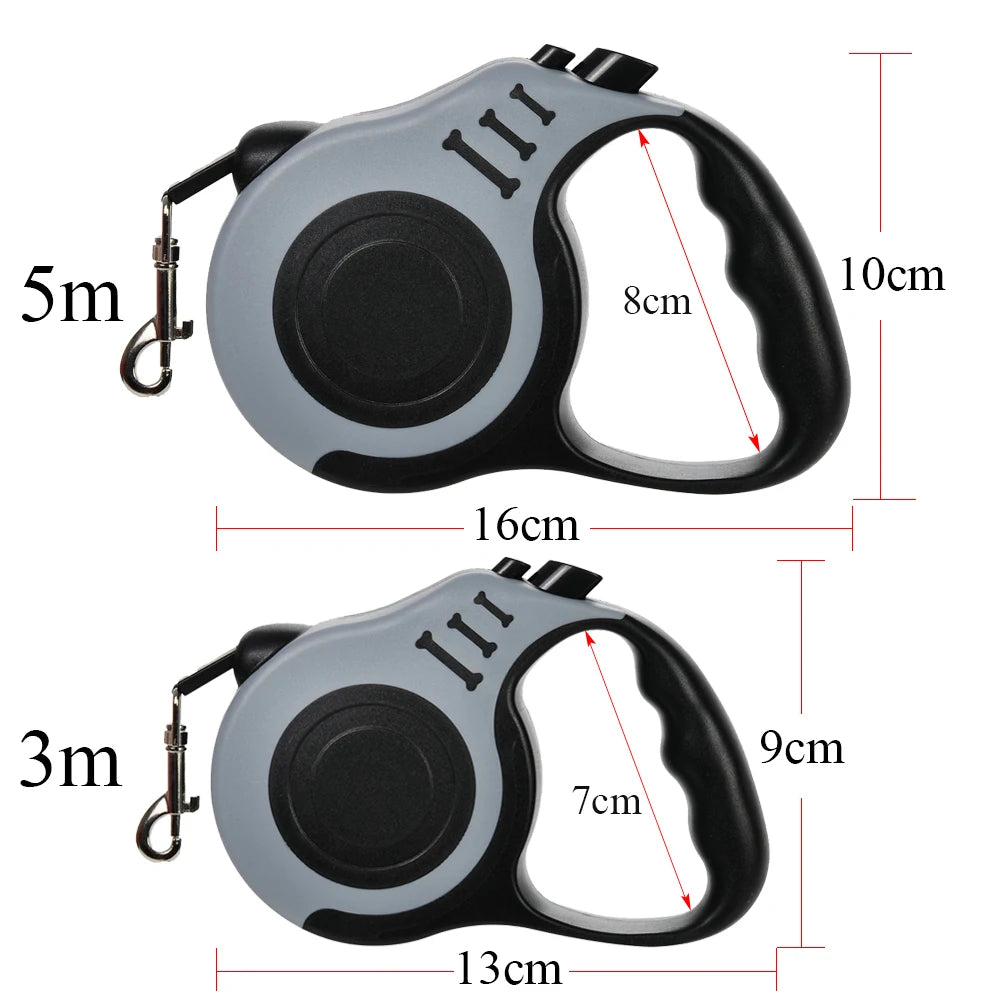 Automatic Retractable Dog Leash – 3m / 5m Strong Nylon 🐕‍🦺