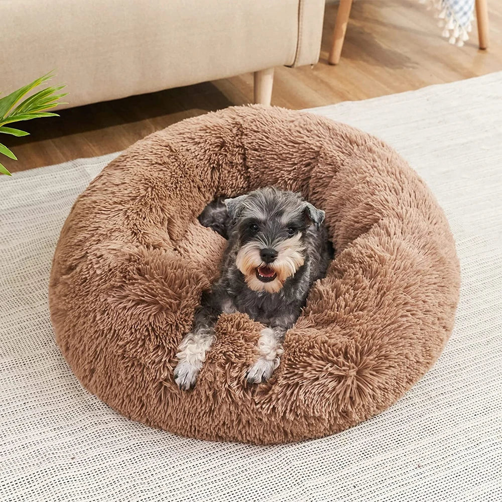 Super Soft Plush Round Pet Bed