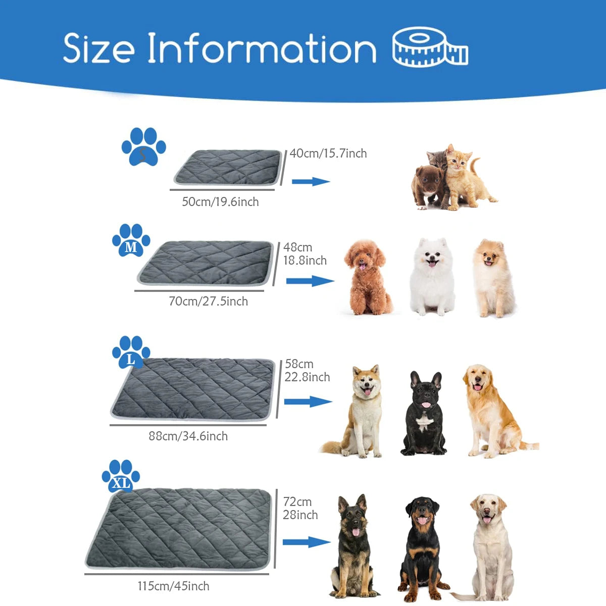 Self-Heating Pet Pad