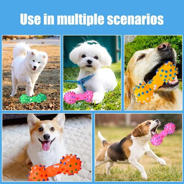 Natural Rubber Dog Chew Toy – Safe & Teeth Cleaning
