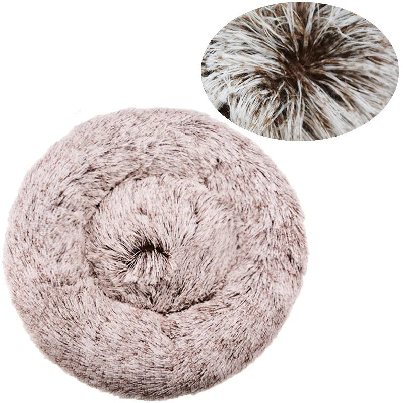 Super Soft Plush Round Pet Bed