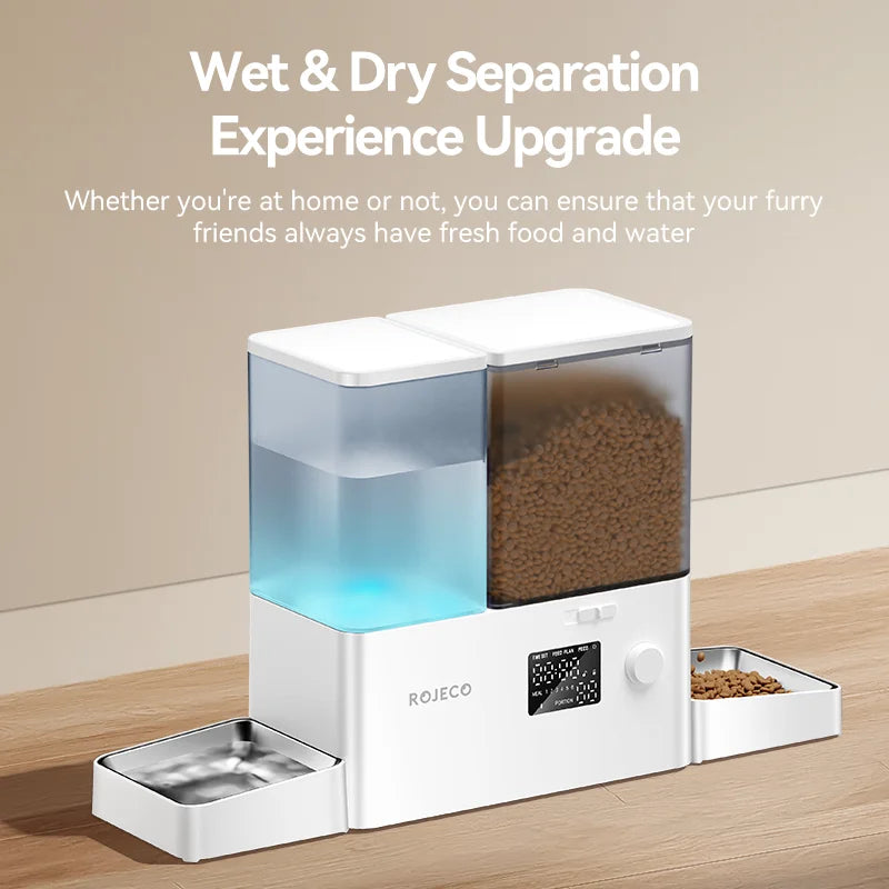 ROJECO Smart Pet Feeder – WiFi Control