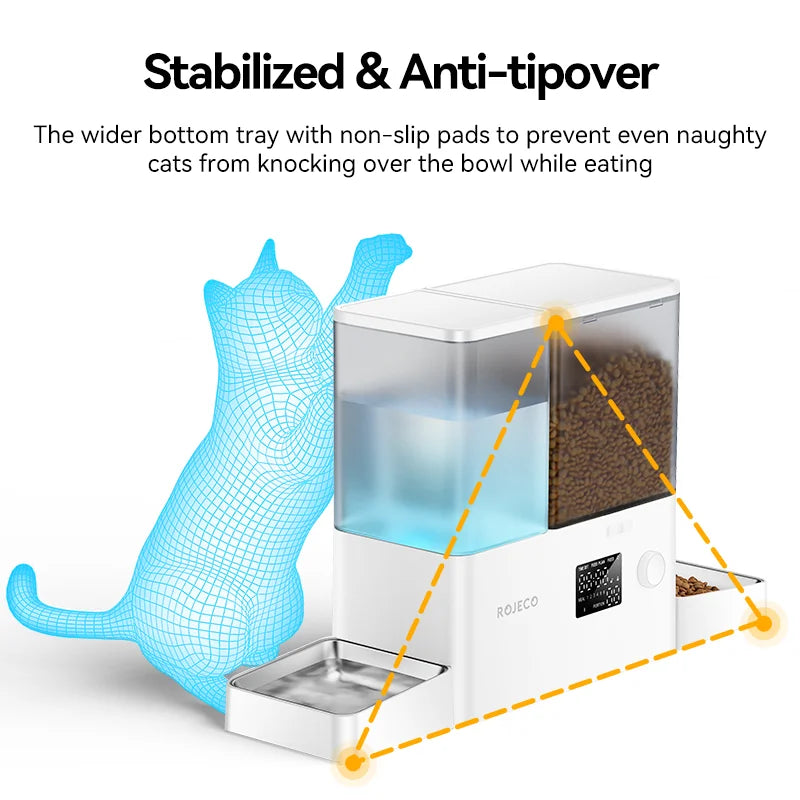 ROJECO Smart Pet Feeder – WiFi Control
