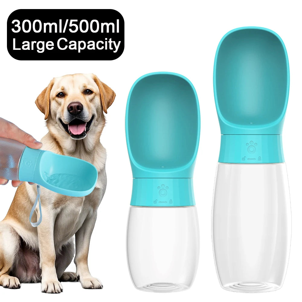 500ml Portable Pet Water Bottle with Drinking Bowl 🐶💧