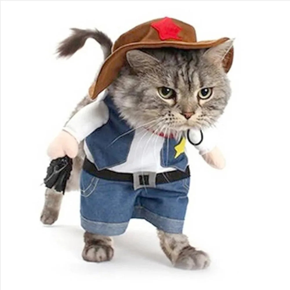 Funny Cowboy Pet Costume 👍
