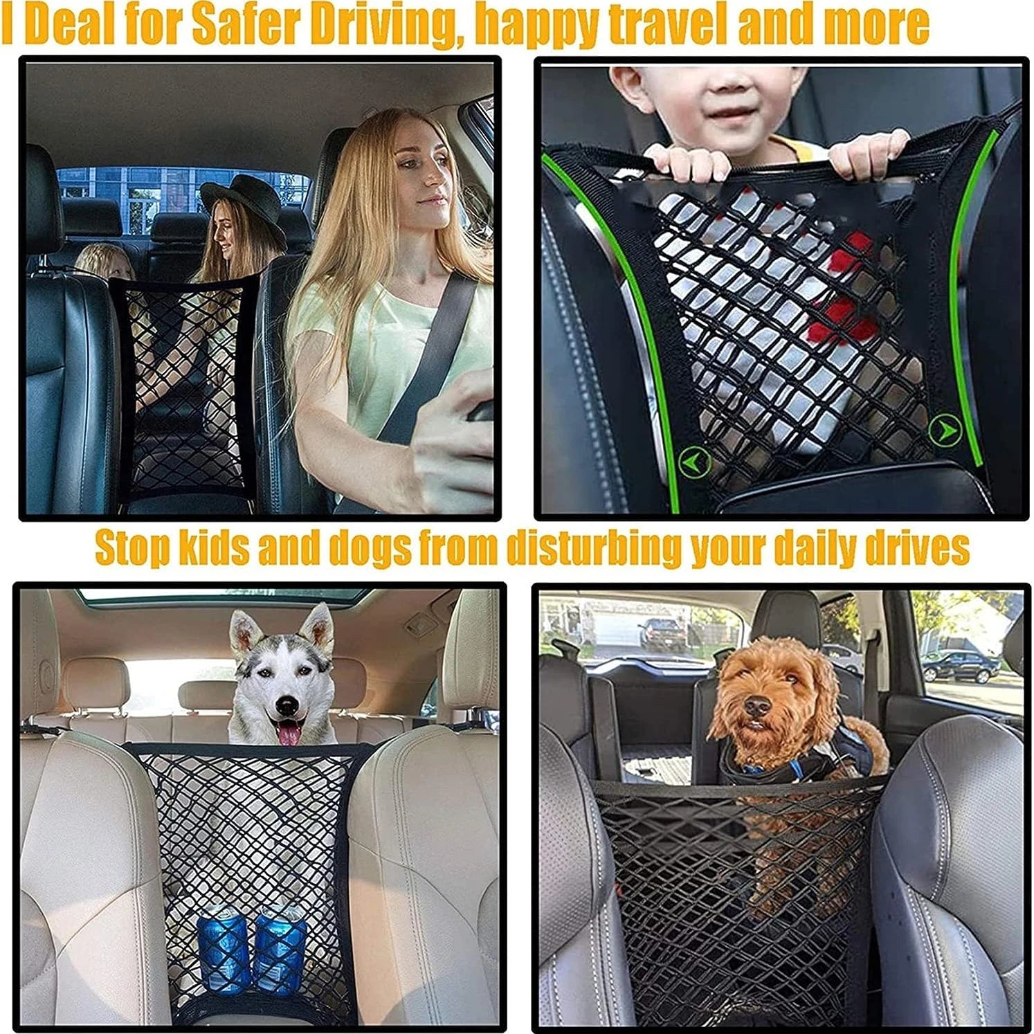 Dog Car Safety Barrier Mesh