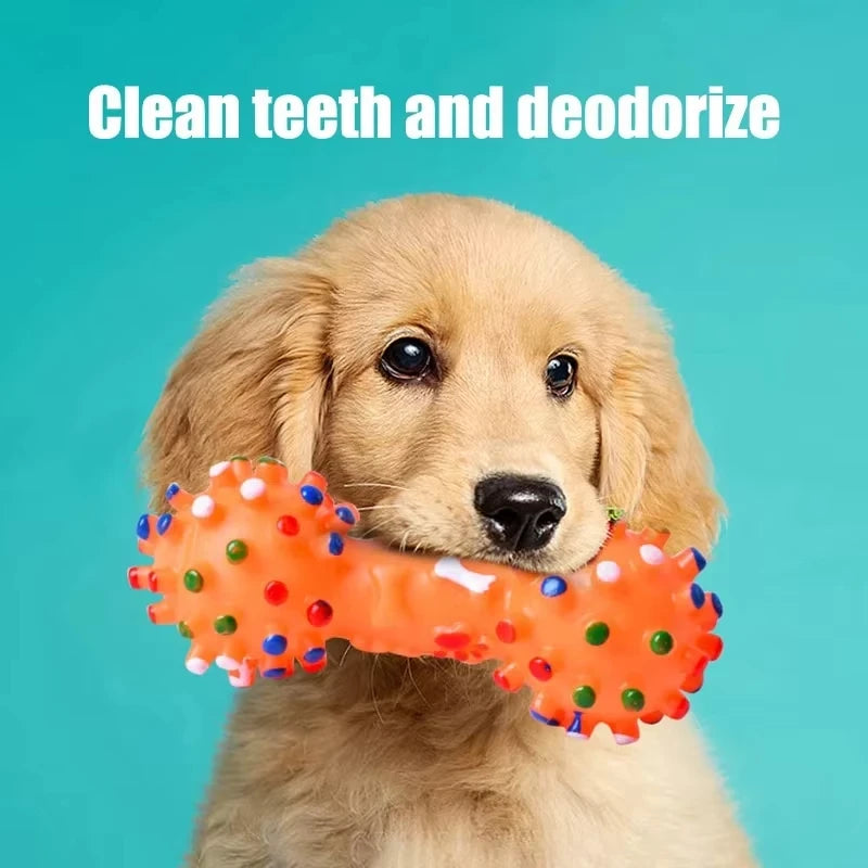Natural Rubber Dog Chew Toy – Safe & Teeth Cleaning