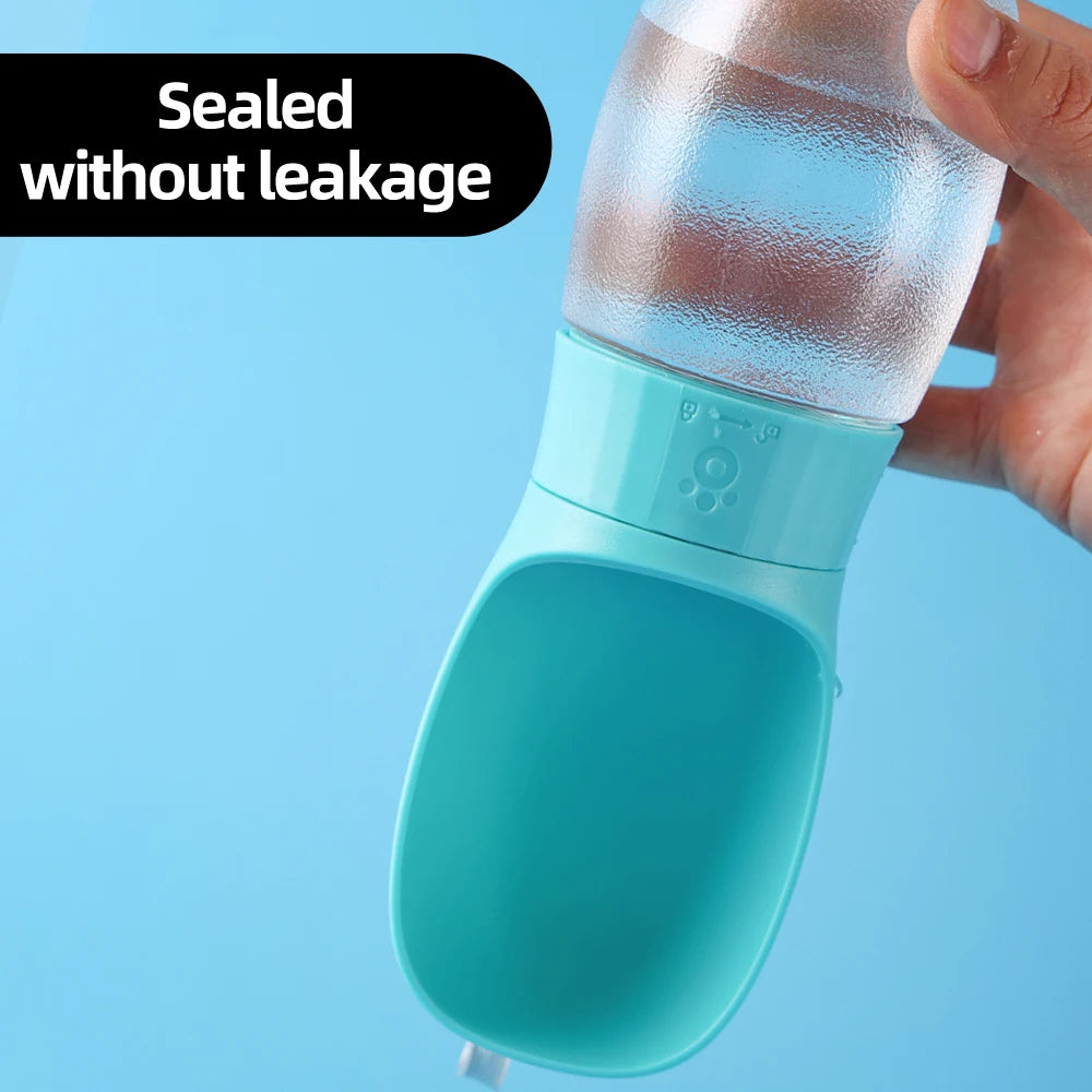 500ml Portable Pet Water Bottle with Drinking Bowl 🐶💧