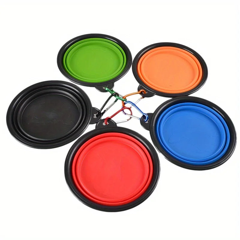 Foldable Dog Travel Bowl – Portable Food & Water Dish