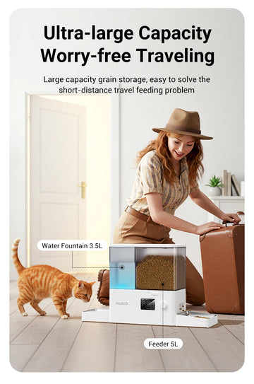 ROJECO Smart Pet Feeder – WiFi Control