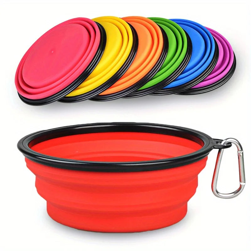 Foldable Dog Travel Bowl – Portable Food & Water Dish
