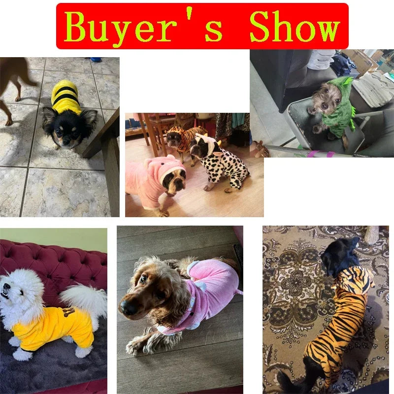 Soft Fleece Pet Costume