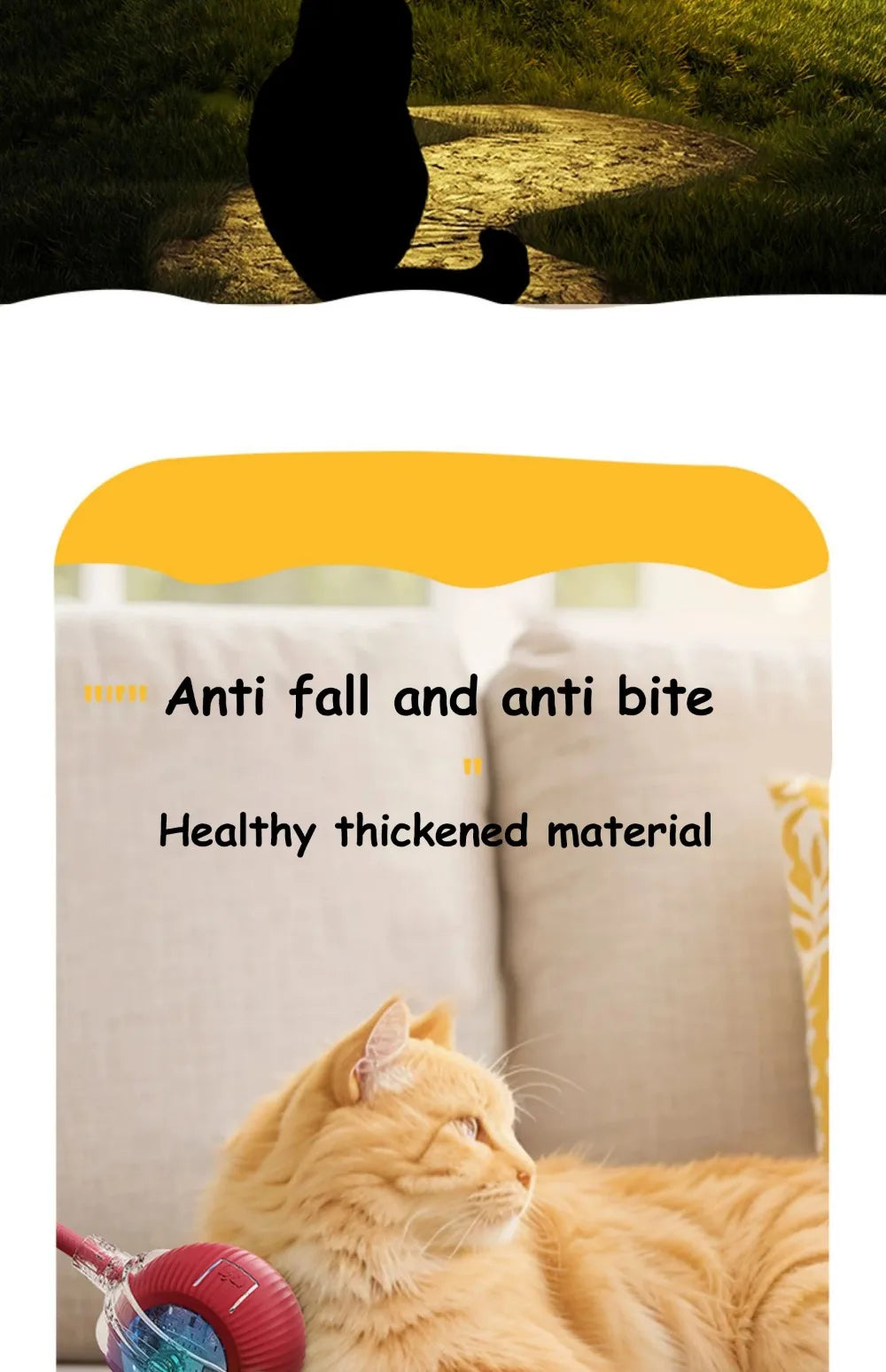 Automatic Interactive Cat Toy Ball