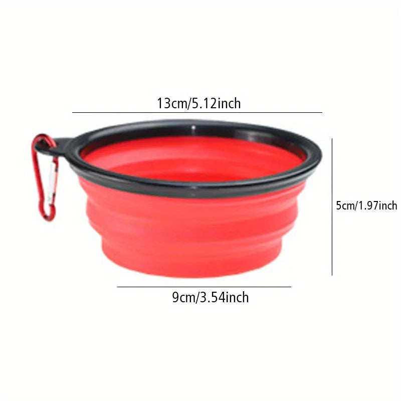 Foldable Dog Travel Bowl – Portable Food & Water Dish