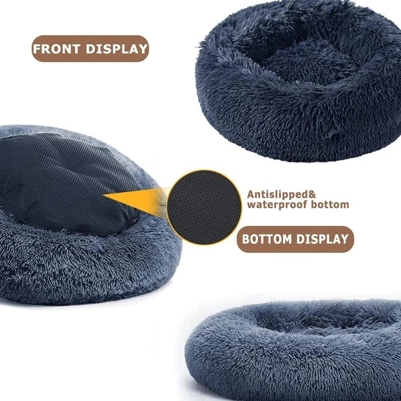 Super Soft Plush Round Pet Bed